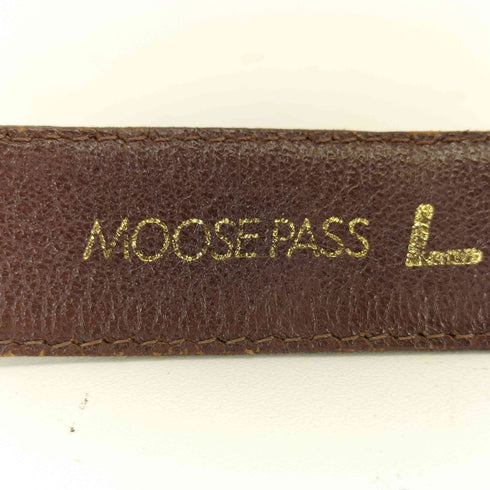 MOOSE PASS レザー ベルト レディース