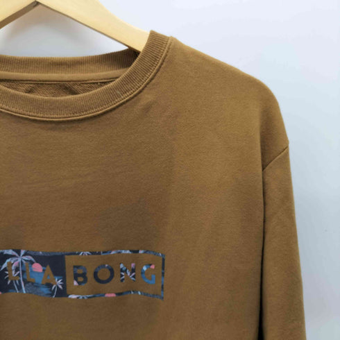 ビラボン BILLABONG ロゴプリントクルーネックスウェット メンズ JPN:S