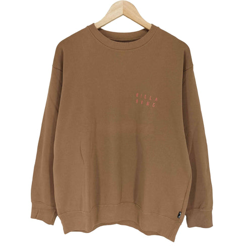 ビラボン BILLABONG ロゴプリントクルーネックスウェット メンズ JPN:M