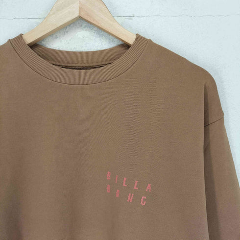 ビラボン BILLABONG ロゴプリントクルーネックスウェット メンズ JPN:M