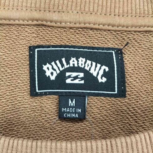 ビラボン BILLABONG ロゴプリントクルーネックスウェット メンズ JPN:M