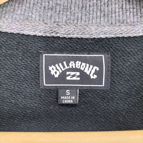 ビラボン BILLABONG ツートーン ロゴ刺繍クルーネックスウェット メンズ JPN:S
