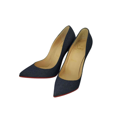 クリスチャンルブタン CHRISTIAN LOUBOUTIN So Kate デニム パンプス レディース 36 1/2