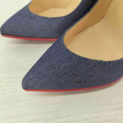 クリスチャンルブタン CHRISTIAN LOUBOUTIN So Kate デニム パンプス レディース 36 1/2