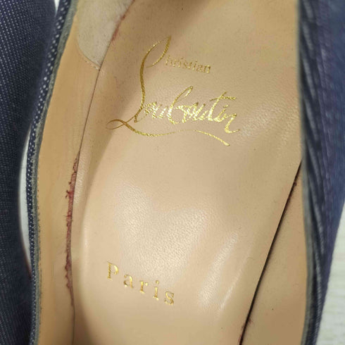クリスチャンルブタン CHRISTIAN LOUBOUTIN So Kate デニム パンプス レディース 36 1/2