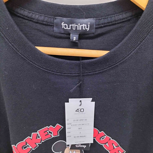 フォーサーティ 430 fourthirty キャラクタープリント クルーネックTシャツ メンズ JPN:1