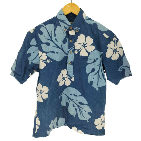 カハラ KAHALA 花柄 プルオーバー S/S ボタンダウン アロハ シャツ メンズ JPN:S