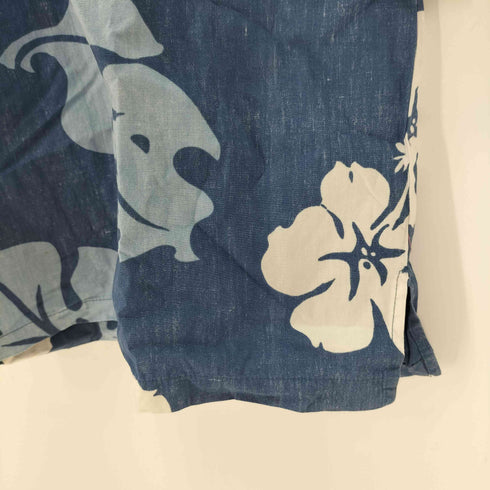 カハラ KAHALA 花柄 プルオーバー S/S ボタンダウン アロハ シャツ メンズ JPN:S