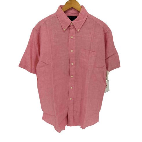 ブルックスブラザーズ BROOKS BROTHERS ボタンダウン リネン S/S シャツ メンズ JPN:L