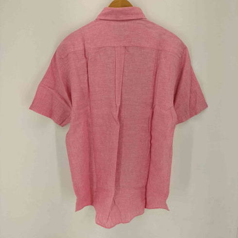 ブルックスブラザーズ BROOKS BROTHERS ボタンダウン リネン S/S シャツ メンズ JPN:L