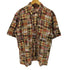 ブルックスブラザーズ BROOKS BROTHERS TRADITIONAL FIT トラディショナルフィット ボタンダウン パッチワーク チェック柄 S/S シャツ メンズ import:M