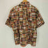 ブルックスブラザーズ BROOKS BROTHERS TRADITIONAL FIT トラディショナルフィット ボタンダウン パッチワーク チェック柄 S/S シャツ メンズ import:M