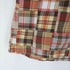 ブルックスブラザーズ BROOKS BROTHERS TRADITIONAL FIT トラディショナルフィット ボタンダウン パッチワーク チェック柄 S/S シャツ メンズ import:M