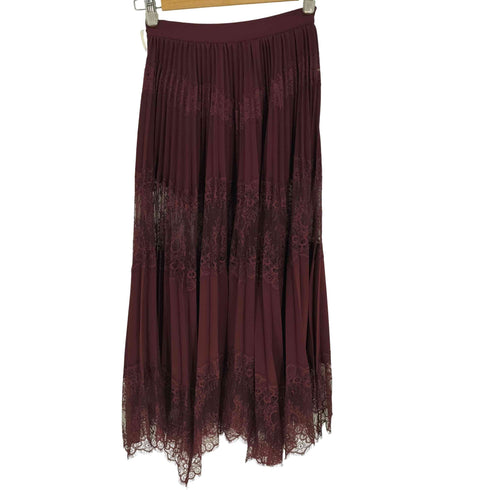 アメリ AMERI UNDRESSED LACE SANDWICH SKIRT / レース サンドウィッチ ロングスカート レディース JPN:S