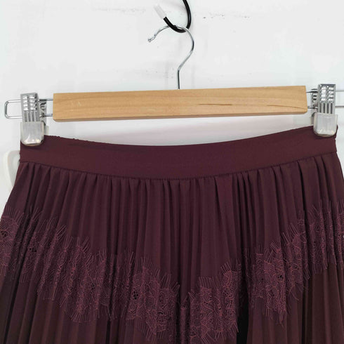 アメリ AMERI UNDRESSED LACE SANDWICH SKIRT / レース サンドウィッチ ロングスカート レディース JPN:S