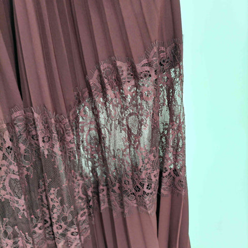 アメリ AMERI UNDRESSED LACE SANDWICH SKIRT / レース サンドウィッチ ロングスカート レディース JPN:S