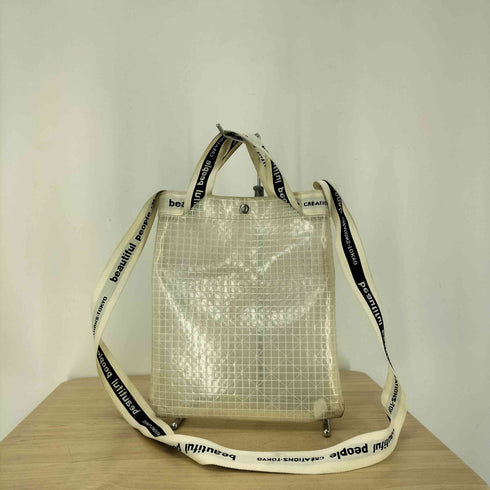 ビューティフルピープル beautiful people Vinyl logo tape Sacoche bag ビニール ロゴ テープ サコッシュ バッグ レディース