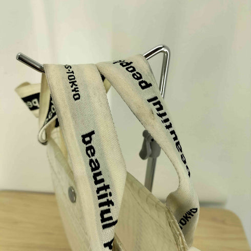 ビューティフルピープル beautiful people Vinyl logo tape Sacoche bag ビニール ロゴ テープ サコッシュ バッグ レディース