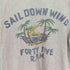 フォーティファイブアールピーエム 45rpm SAIL DOWN WIND プリントクルーネックTシャツ レディース JPN:1