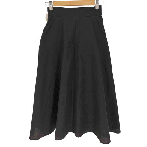 バーニーズニューヨーク BARNEYS NEWYORK エンボスフレアスカート レディース JPN:38