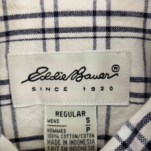 エディーバウアー Eddie Bauer 90-00S 白タグ ボタンダウンシャツ メンズ import:S