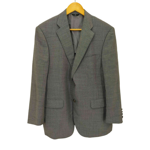 ランバンコレクション LANVIN COLLECTION ウール モヘア シルク 背抜き 2B テーラード ジャケット メンズ T46