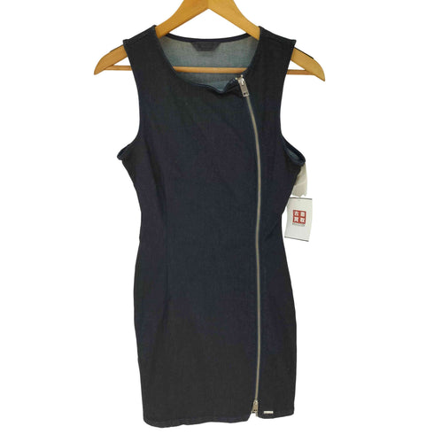 ディーゼル DIESEL ストレッチデニム ジップドレス レディース