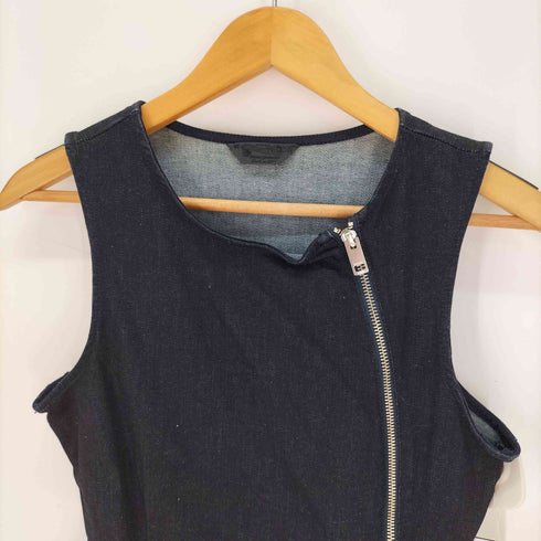 ディーゼル DIESEL ストレッチデニム ジップドレス レディース