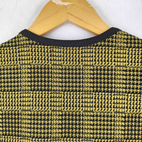 ステューシー Stussy Lola Plaid Zip Front Tank 千鳥格子 ロゴワッペン付き ベスト メンズ import:S