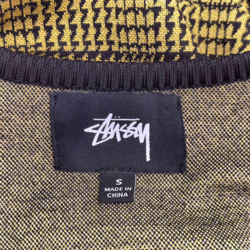 ステューシー Stussy Lola Plaid Zip Front Tank 千鳥格子 ロゴワッペン付き ベスト メンズ import:S