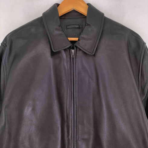 ブルックスブラザーズ BROOKS BROTHERS 羊革 ジップアップ レザー ジャケット メンズ import:M