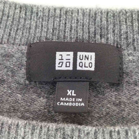 ユニクロ UNIQLO 24aw カシミヤクルーネックセーター メンズ import:XL