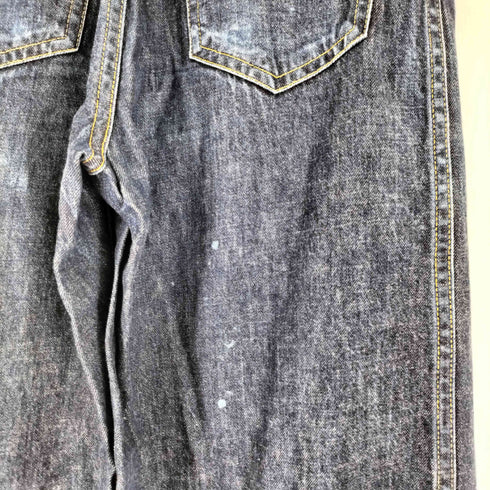 ジョンローレンスサリバン JOHN LAWRENCE SULLIVAN Riged Denim フロントタックワイドデニムパンツ レディース