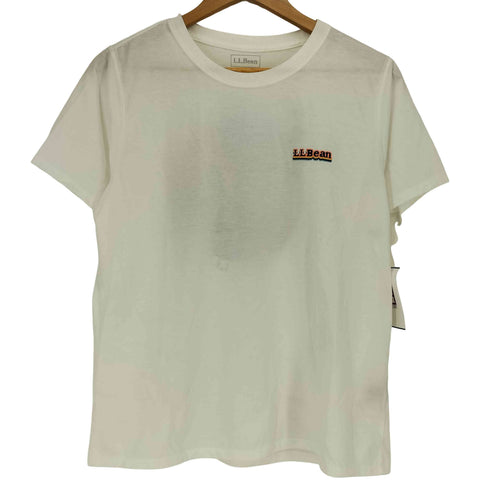 エルエルビーン L.L.Bean Rainbow Falls 両面プリント クルーネックTシャツ レディース L-REG