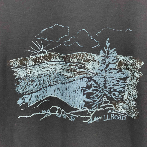 エルエルビーン L.L.Bean ピマ・コットン・クルーネック・グラフィック・ティ 米国フィット・レギュラー レディース L-REG