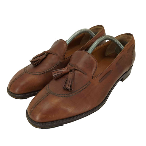 サルヴァトーレフェラガモ Salvatore Ferragamo イタリア製 タッセルローファー メンズ 9 1/2 2E