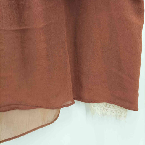 ザラ ZARA レースストラップ ZWコレクションワンピース レディース import:S