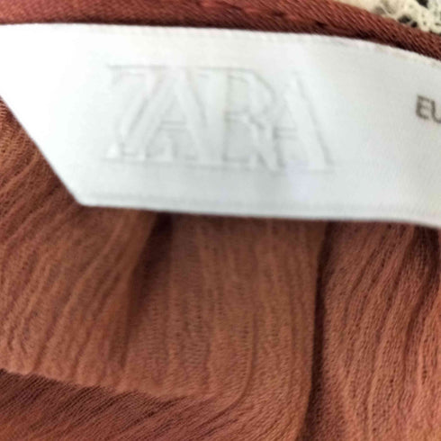 ザラ ZARA レースストラップ ZWコレクションワンピース レディース import:S