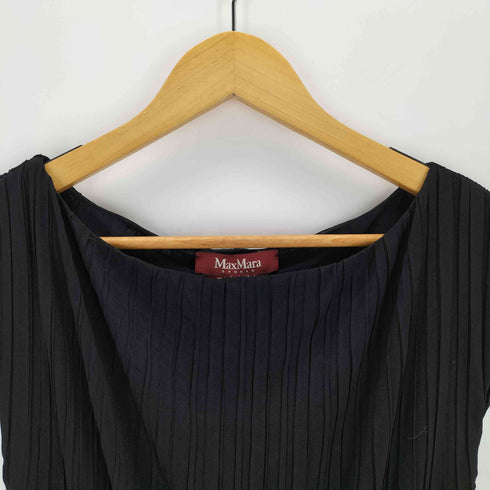 マックスマーラステュディオ MAX MARA STUDIO ノースリーブプリーツワンピース レディース S