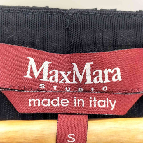 マックスマーラステュディオ MAX MARA STUDIO ノースリーブプリーツワンピース レディース S