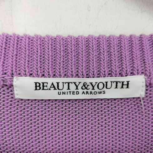 ビューティーアンドユースユナイテッドアローズ BEAUTY & YOUTH UNITED ARROWS コットンナイロンコイル ニット プルオーバー ウォッシャブル― レディース