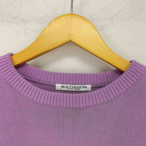 ビューティーアンドユースユナイテッドアローズ BEAUTY & YOUTH UNITED ARROWS コットンナイロンコイル ニット プルオーバー ウォッシャブル― レディース