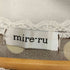 mire-ru ポルカドットメッシュカットソー レディース