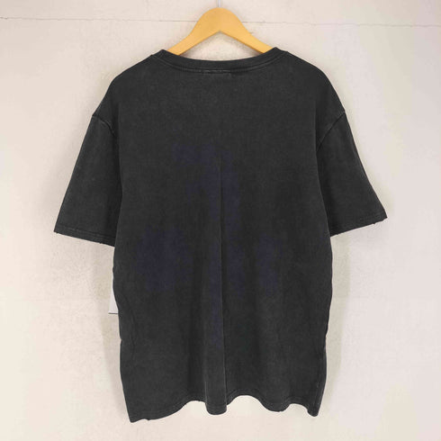 10YEARS アーティスト バベル プリント フェード加工 クルーネック 半袖 Tシャツ メンズ XL