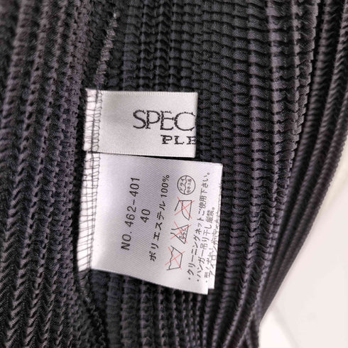 スペッシオ SPECCHIO プリーツ ポリ ロングカーディガン レディース JPN:40