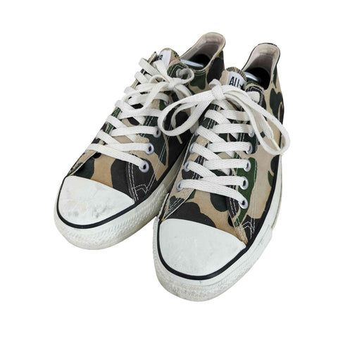 コンバース CONVERSE 80-90S USA製 ALL STAR オールスター 83カモ カモ柄 ローカット スニーカー メンズ 8 1/2