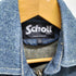 ショット Schott ワッペン刺繍 ショートスリーブ デニムジップジャケット トランプ レディース JPN:7号