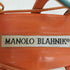 マノロブラニク MANOLO BLAHNIK イタリア製 ハイヒール レースアップサンダル レディース 34 1/2