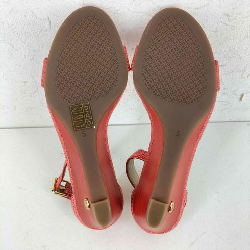 トリーバーチ TORY BURCH アンクルストラップ ウェッジソール サンダル レディース US:5