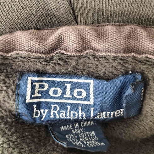 ポロバイラルフローレン Polo by RALPH LAUREN ステンシル プリント ジップアップ パーカー メンズ import:XL